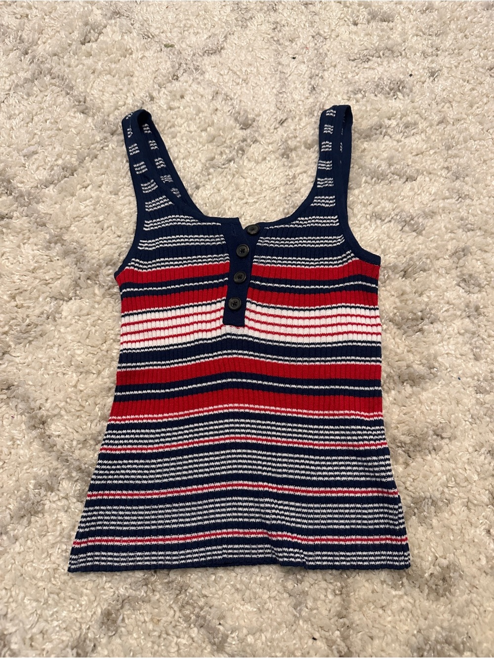 american eagle striped sweater tank